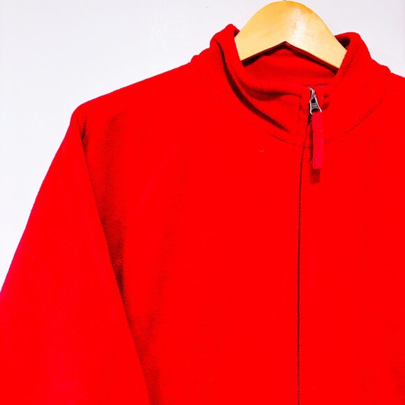 WINDRIVER Red Fleece Zip Jacke | Cozy Casual Winter Layer | XX-Large * - Picture 2 of 8